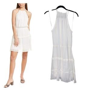 Parker Halter Ruffled Dress